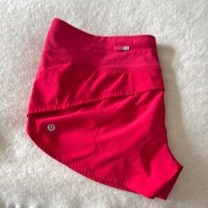 lululemon athletica Women's Red Shorts
